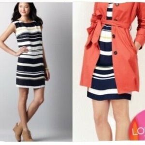 LOFT striped dress